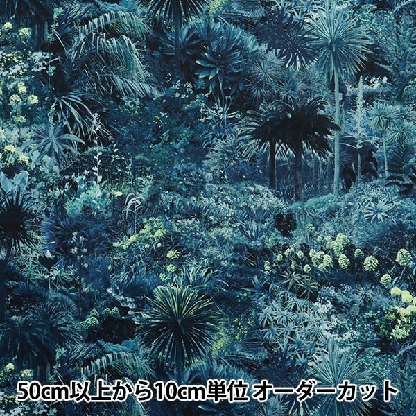 [Quantità a partire da 5] Tessuto "Liberty Fabrics Organic"tana de pelouse Ottaria 157J7490825BU" Liberty Japan