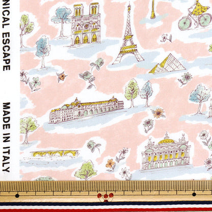 【数量5から】 生地 『リバティ・ファブリックス タナローン パリス・ポストカード 363J7401-25CU』 Liberty Japan リバティジャパン