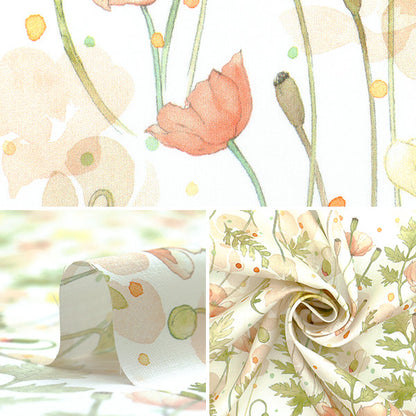 【数量5から】 生地 『リバティ・ファブリックス タナローン ガーデン・ポピーズ 363J7403-25AU』 Liberty Japan リバティジャパン