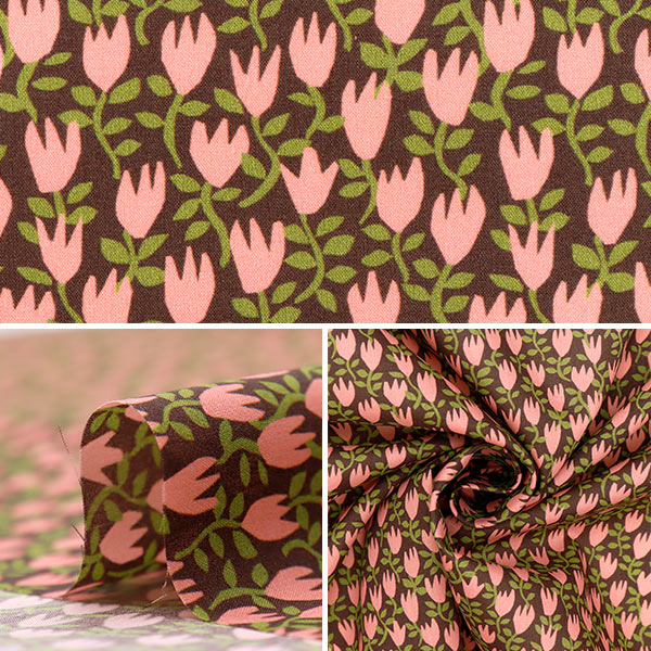 【数量5から】 生地 『リバティ・ファブリックス タナローン ペーパー・チューリップス 363J7409-25AU』 Liberty Japan リバティジャパン