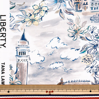 [Quantity starting from 5] Fabric "Liberty Fabrics" Tana lawn Venice 363J7412-25DU" Liberty Japan