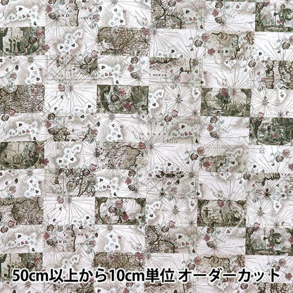 [Cantidad a partir de 5] Tela "Liberty Fabrics" Césped Tana Mapa de luna de miel 363J7413-25CU" Liberty Japan