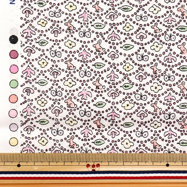 [Quantité à partir de 5] Tissu "Fabrics Liberty" Oxford Vague de forêt 125% Agrandir le rose DC33507LJ25O" 【Yuzawayaoriginal】