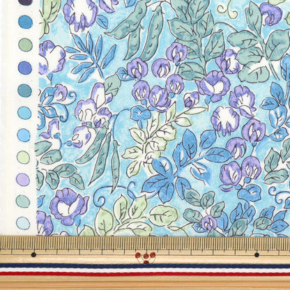 [Quantity starting from 5] Fabric "Liberty Fabrics" Tana lawn Sweet Pea Leaf DC34898-J25C" Liberty Japan