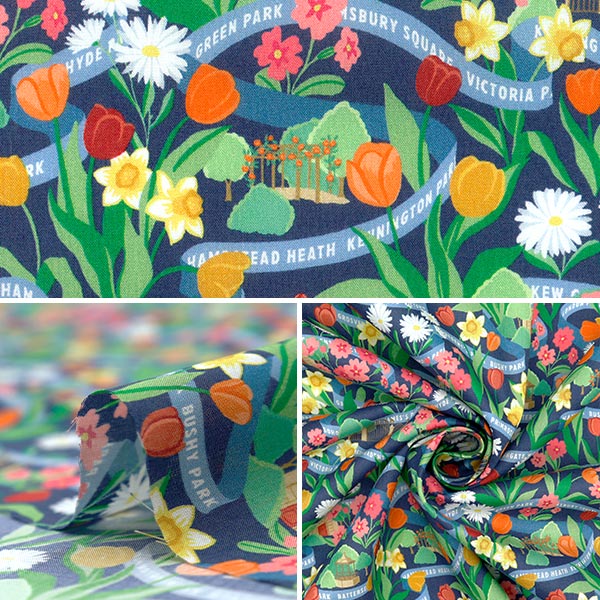 [Quantité à partir de 5] Tissu "Fabrics Liberty" Pelouse Tana Park Posey 363J7345225AU" Liberty Japan