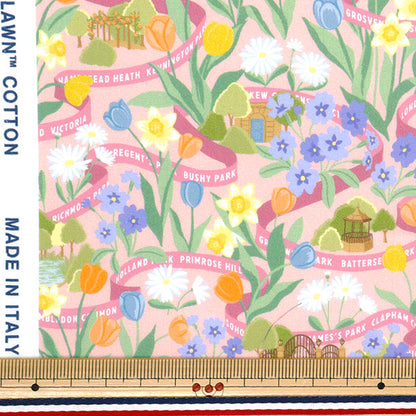 [الكمية تبدأ من 5] الأقمشة "الحرية الأقمشة" عشب التانا Park Posey 363J7345225BU" Liberty Japan