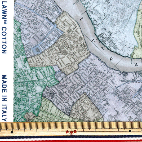 [Quantité à partir de 5] Tissu "Fabrics Liberty" Pelouse Tana Transportpatchwork 363J7345425BU" Liberty Japan