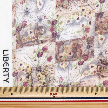 الأقمشة الحرية الأقمشة صفحقماش مقطوع تقريبا. 33 × 50 سم خريطة شهر العسل CR363J741325D" Liberty Japan