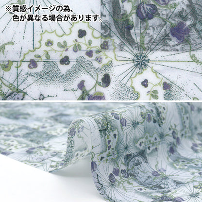 الأقمشة الحرية الأقمشة صفحقماش مقطوع تقريبا. 33 × 50 سم خريطة شهر العسل CR363J741325D" Liberty Japan