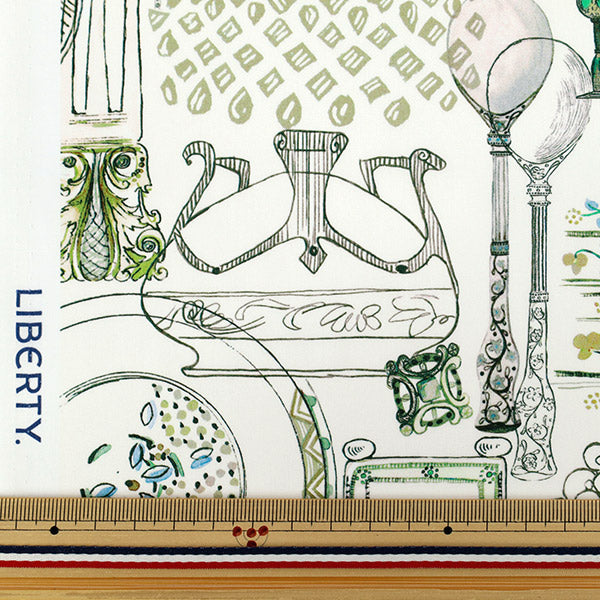 [Cantidad a partir de 5] Tela "Liberty Fabrics" Césped Tana Manual de bocetos 363521925bu" Liberty Japan