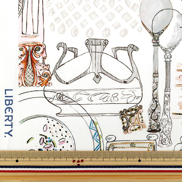 [الكمية تبدأ من 5] الأقمشة "الحرية الأقمشة عشب التانا كتيب الرسومات 363521925CU" Liberty Japan