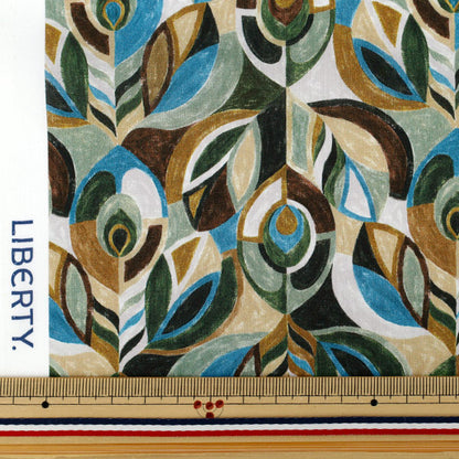 【数量5から】 生地 『リバティ・ファブリックス タナローン ジュエルド・ピーコック 363522025BU』 Liberty Japan リバティジャパン