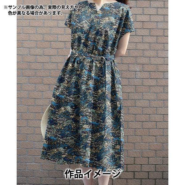 [Cantidad a partir de 5] Tela "Liberty Fabrics" Césped Tana Darley Hillside 363523425au" Liberty Japan