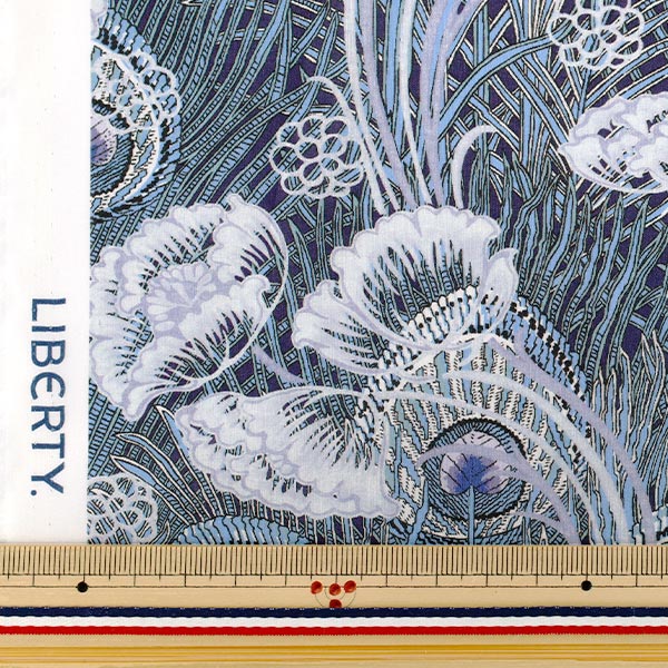【数量5から】 生地 『リバティ・ファブリックス タナローン ヘラ・ハナ 363523925BU』 Liberty Japan リバティジャパン