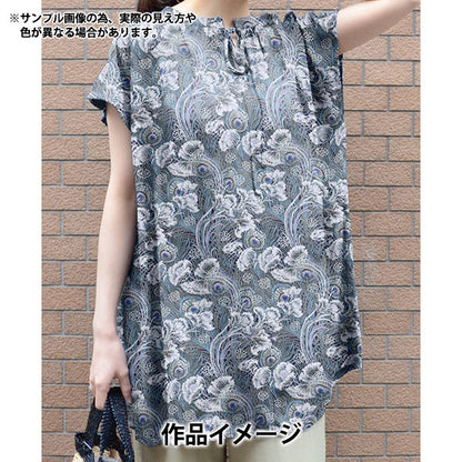 【数量5から】 生地 『リバティ・ファブリックス タナローン ヘラ・ハナ 363523925BU』 Liberty Japan リバティジャパン
