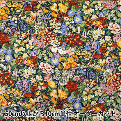 [Cantidad a partir de 5] Tela "Liberty Fabrics" Césped Tana Cottage Garden 363524825au" Liberty Japan