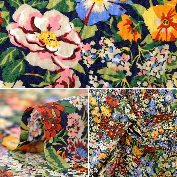 [Cantidad a partir de 5] Tela "Liberty Fabrics" Césped Tana Cottage Garden 363524825au" Liberty Japan