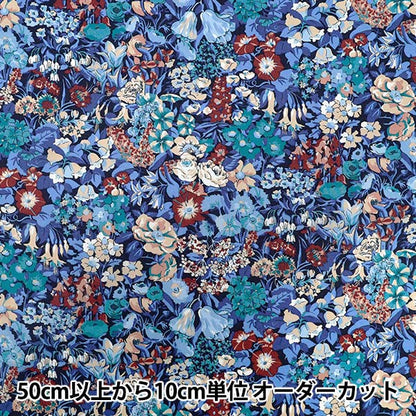 [Cantidad a partir de 5] Tela "Liberty Fabrics" Césped Tana Cottage Garden 363524825bu" Liberty Japan