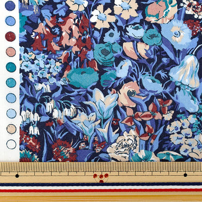 [Cantidad a partir de 5] Tela "Liberty Fabrics" Césped Tana Cottage Garden 363524825bu" Liberty Japan