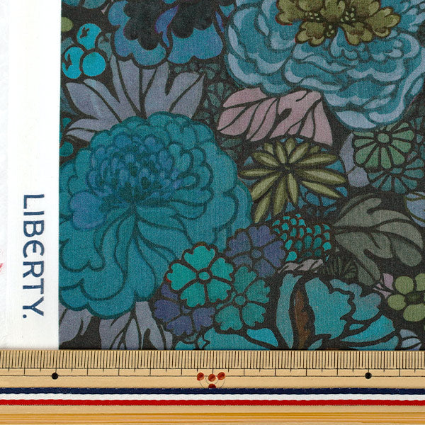 【数量5から】 生地 『リバティ・ファブリックス タナローン ヘリテージ・ガーデン 363525025BU』 Liberty Japan リバティジャパン