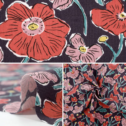 [Cantidad a partir de 5] Tela "Liberty Fabrics Pana Louise Poppies 1225215-J25a" Liberty Japan