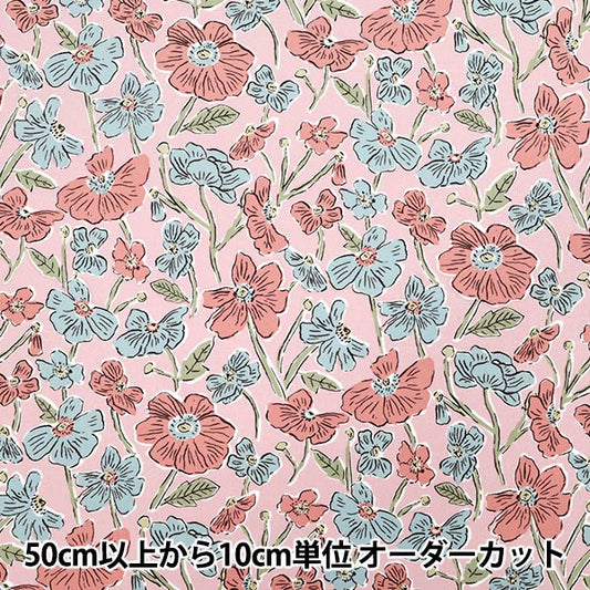 [Quantity starting from 5] Fabric "Liberty Fabrics Corduroy Louise Poppies 1225215-J25B" Liberty Japan