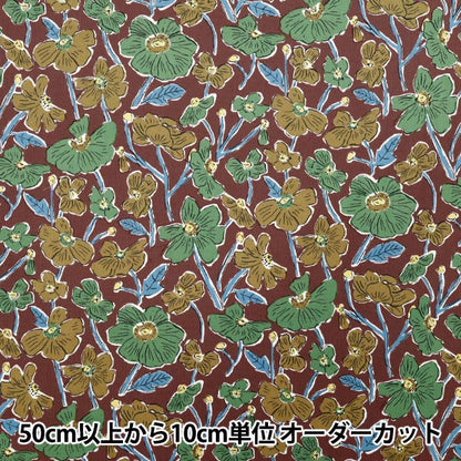 [Quantity starting from 5] Fabric "Liberty Fabrics Corduroy Louise Poppies 1225215-P25A" Liberty Japan