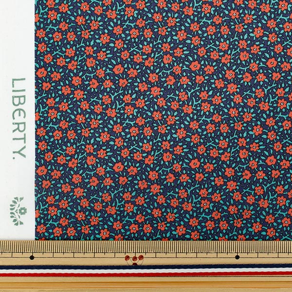 [Quantité à partir de 5] Tissu "Liberty Fabrics Organic"Pelouse Tana Wibrell Posey 157J926-25DU" Liberty Japan