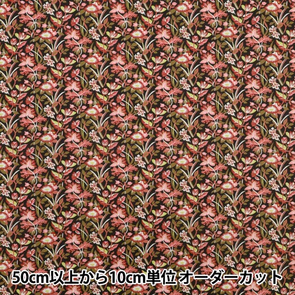 [Cantidad a partir de 5] Tela "Liberty Fabrics Orgánica"Césped Tana Erodi Lily 157J927-25au" Liberty Japan