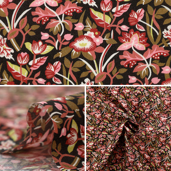 [Cantidad a partir de 5] Tela "Liberty Fabrics Orgánica"Césped Tana Erodi Lily 157J927-25au" Liberty Japan