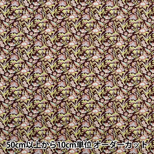 [Cantidad a partir de 5] Tela "Liberty Fabrics Orgánica"Césped Tana Erodi Lily 157J927-25DU" Liberty Japan