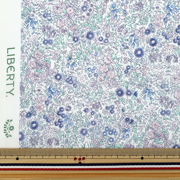 [Cantidad a partir de 5] Tela "Liberty Fabrics Orgánica"Césped Tana Garden Callahan 157J928-25BU" Liberty Japan