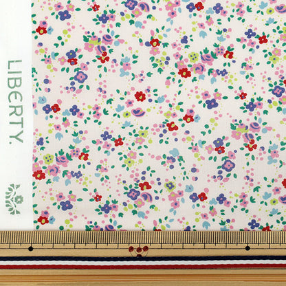 [الكمية تبدأ من 5] الأقمشة "Liberty Fabrics Organic"عشب التانا ساشا بلومز 157J929-25DU" Liberty Japan