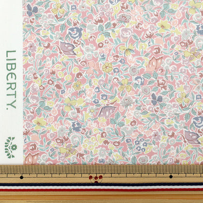 [الكمية تبدأ من 5] الأقمشة "Liberty Fabrics Organic"عشب التانا الأزهار السوبرانو 157J930-25BU" Liberty Japan