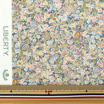 [الكمية تبدأ من 5] الأقمشة "Liberty Fabrics Organic"عشب التانا الأزهار السوبرانو 157J930-25DU" Liberty Japan