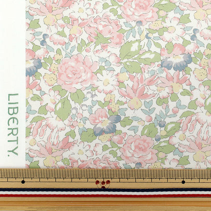 [الكمية تبدأ من 5] الأقمشة "Liberty Fabrics Organic"عشب التانا POWIS ROSE 157J931-25AU" Liberty Japan