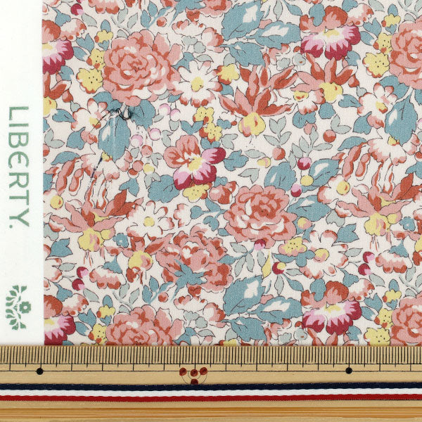 [الكمية تبدأ من 5] الأقمشة "Liberty Fabrics Organic"عشب التانا POWIS ROSE 157J931-25CU" Liberty Japan
