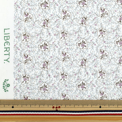 [الكمية تبدأ من 5] الأقمشة "Liberty Fabrics Organic"عشب التانا القلبية 157J932-25AU" Liberty Japan