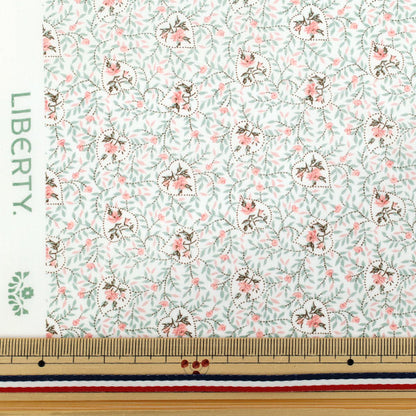 [الكمية تبدأ من 5] الأقمشة "Liberty Fabrics Organic"عشب التانا القلبية 157J932-25BU" Liberty Japan