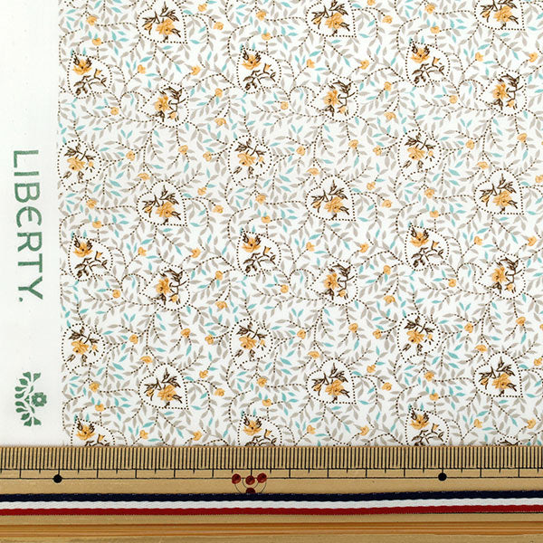 [الكمية تبدأ من 5] الأقمشة "Liberty Fabrics Organic"عشب التانا القلبية 157J932-25CU" Liberty Japan