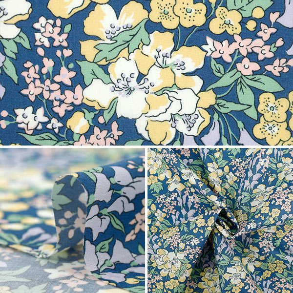 [الكمية تبدأ من 5] الأقمشة "Liberty Fabrics Organic"عشب التانا Wisteria مايو 157J933-25AU" Liberty Japan