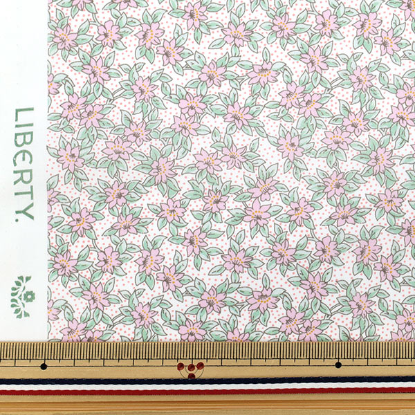 [الكمية تبدأ من 5] الأقمشة "Liberty Fabrics Organic"عشب التانا K's Meadow 157J934-25DU" Liberty Japan