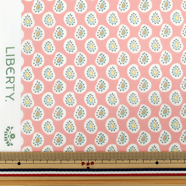 [الكمية تبدأ من 5] الأقمشة "Liberty Fabrics Organic"عشب التانا Farthing Gale Paisley 157J935-25AU" Liberty Japan