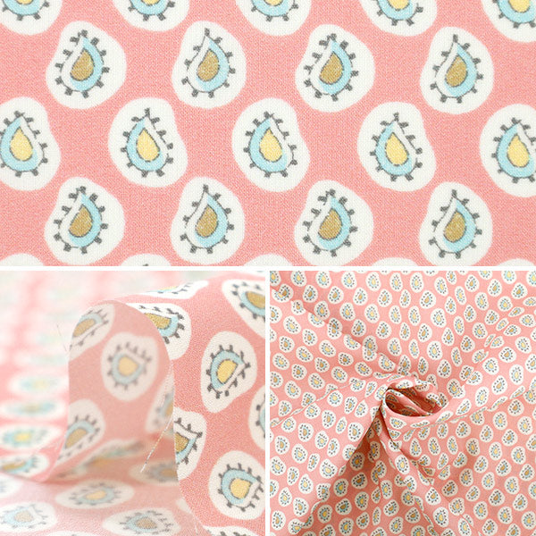 [الكمية تبدأ من 5] الأقمشة "Liberty Fabrics Organic"عشب التانا Farthing Gale Paisley 157J935-25AU" Liberty Japan