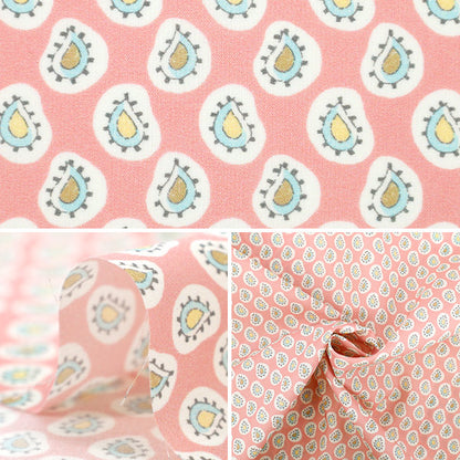 [الكمية تبدأ من 5] الأقمشة "Liberty Fabrics Organic"عشب التانا Farthing Gale Paisley 157J935-25AU" Liberty Japan