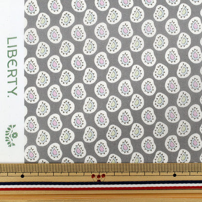 [الكمية تبدأ من 5] الأقمشة "Liberty Fabrics Organic"عشب التانا Farthing Gale Paisley 157J935-25CU" Liberty Japan