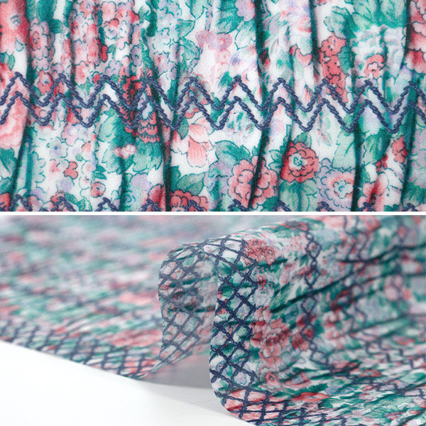 الأقمشة الحرية الأقمشة صفحقماش مقطوع تقريبا. 33 × 50 سم elysian smock cr363521825au" Liberty Japan