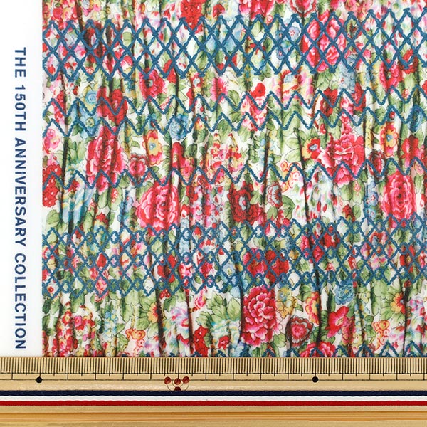 الأقمشة الحرية الأقمشة صفحقماش مقطوع تقريبا. 33 × 50 سم Elysian Smock CR363521825BU" Liberty Japan