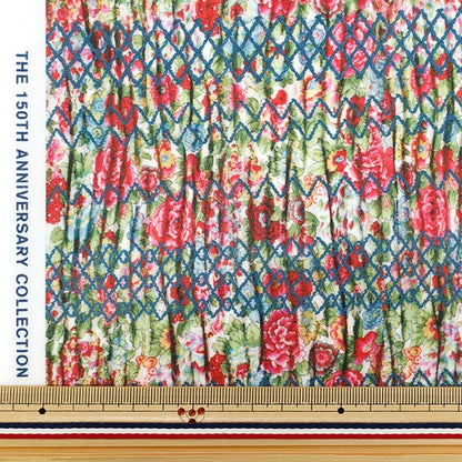 الأقمشة الحرية الأقمشة صفحقماش مقطوع تقريبا. 33 × 50 سم Elysian Smock CR363521825BU" Liberty Japan