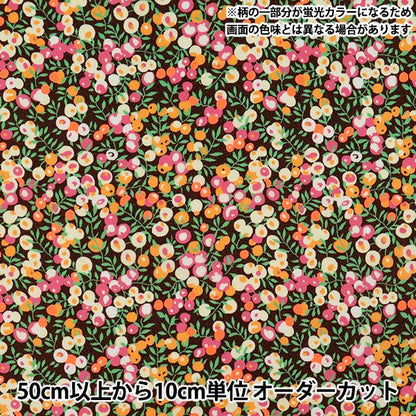 [5부터 시작하는 수량] 천・원단 리버티 직물 네온 컬러 타나론 윌트 셔 3339009GNJ25A" Liberty Japan